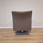 Jori Kubolo Draaifauteuil - Taupe Bruin - Leder - Design thumbnail 8