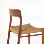 Niels O Möller Stoel Model 75 Eetkamerstoel Vintage thumbnail 6