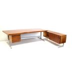 Groot Exclusief Vintage Palissander Hoekbureau Van Voko Gemaakt In De Jaren ’60 thumbnail 9