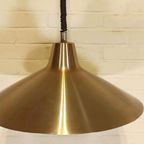 Vintage Dijkstra Metalen Hanglamp Pullout Lamp, Goud thumbnail 10