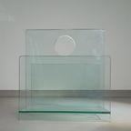 Magazine Holder / Glass / 1980s thumbnail 7