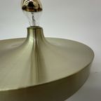 Mid Century Design Gold Wall Lamp Disc , 1970’S thumbnail 9