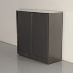 Ahrend Roldeurkast, Antraciet, 119 X 120 Cm, Incl. 2 Legborden thumbnail 2