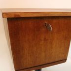 Mid-century Vintage Bureautje – Jaren ’60 – Teak – Design Bureau / Schrijftafel / Retro Meubel thumbnail 5
