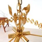 Retro Vintage Hanglamp Hollywoodregency Jaren 60 Goud Kleur thumbnail 5