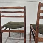 2 Vintage Pallisander Deens Design Eetkamer Stoelen thumbnail 10