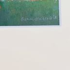 Leo Van Den Herik - Koe In De Avond - Aquarel - 2008 thumbnail 4