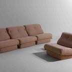 Italiaanse Mid-century Modulaire "nuvulone" Sofa Van Rino Maturi In Vaagroze Stof, 1970s thumbnail 5