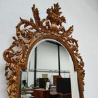 Grote Vintage Barok Brocante Rococo Spiegel Schouwspiegel 01 thumbnail 5