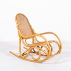 Vintage Thonet Style Rocking Chair thumbnail 11