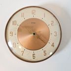 Vintage Klok Metamec Koperkleurige Vintage Wandklok Clock thumbnail 2