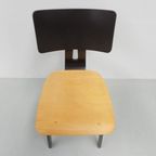 Set Van 4 Pastoe Berkenserie Br 02 Stoelen, Cees Braakman thumbnail 11