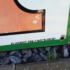 Groot Vintage Emaille Bord Met Reclame Voor Visa-Sigaretten. thumbnail 5