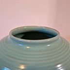 Adco Mintgroene Vintage Vaas Jaren 50 / 60 Design thumbnail 4
