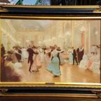 An Elegant Soiree Door Victor Gabriel Gilbert Print thumbnail 2