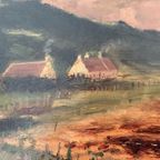 19th Century English Landscape By Alexander Wüst (1837-1876) thumbnail 3
