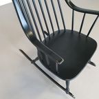 Black Lena Larsson Voor Nesto Rocking Chair 1960s thumbnail 12