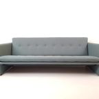 Artifort Bank Nieuw Gestoffeerd Ploegstof ‘Grape’ Blauw Grij thumbnail 2
