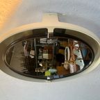Vintage Ovale Spiegel Met Verlichting, Allibert, 1970's thumbnail 15