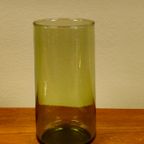 Vintage Karaf Waterkan Waterglazen Glazen Lime Groen Green Glazen thumbnail 6