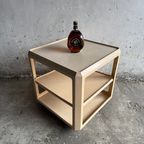Witte Abs Trolley Van Alberto Rosselli Voor Kartell 1960 thumbnail 3