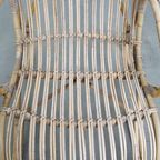 Leuke Dutch Design Rotan Fauteuil Uit De Jaren ’50 Met Een Hoge Rug thumbnail 6