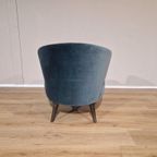 Showroom - Minotti Aston Fauteuil - Groen - Velvet - Design thumbnail 2
