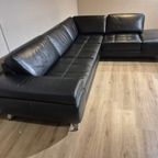 Belform Ibiza Hoekbank - Zwart - Leder - Design - Zgan thumbnail 4