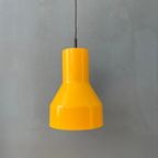 Vintage Gele Mid Century Space Age Hanglamp thumbnail 8