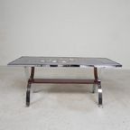 Tegeltafel Met 21 Tegels, Gesigneerd ''Ledu'' thumbnail 22