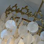 Xl Vintage Capiz Schelpen Lamp Hanglamp Opaline Schelp Vide Lamp thumbnail 9