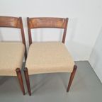 Vintage Teak Tafel & 6 Stoelen Mid Century Denmark '60 thumbnail 16