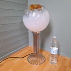 Mazzega Vloerlamp In Verchroomd Metaal En Glas, Jaren 60-70 thumbnail 15