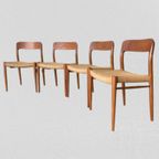Model 75 Stoelen Van Möller Voor J.L. Möllers Möbelfabrik thumbnail 13