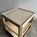 Witte Abs Trolley Van Alberto Rosselli Voor Kartell 1960 thumbnail 4