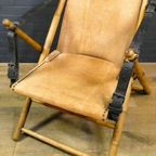 Antique Safari Campaign Lounge Folding Chair, Spain 19Th Century thumbnail 10