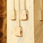 Antieke Beschilderde Art-deco Pedestal Zuil thumbnail 3