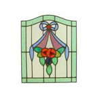 Art Deco Glasraam Glas In Lood Decoratief Bloemen Zonnevanger thumbnail 4