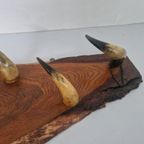 Vintage Koehoorn Mancave Kapstok. thumbnail 8