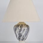 Vintage Jar Tafellamp Marmer Keramiek France 1980 Regency thumbnail 8