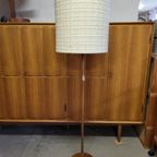 Teakhouten Jaren 60 Vloerlamp Originele Kap thumbnail 6