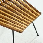 Rare Model 218 Slat Chair By Rohé Noordwolde The Netherlands 1961 thumbnail 8