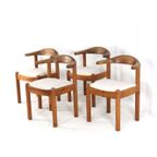 Set 4 Vamdrup Stoelen Eetkamerstoelen Deens Vintage Gestoffeerd thumbnail 16