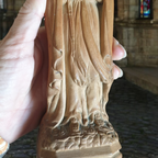 Prachtig Oud Houtsnijwerk Maria Beeldje H 20 Cm thumbnail 5