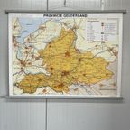 School Topokaart Gelderland Schoolkaart Vintage thumbnail 2