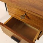 Mid-century Vintage Bureautje – Jaren ’60 – Teak – Design Bureau / Schrijftafel / Retro Meubel thumbnail 7