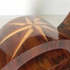 Art Deco Stijl Consoletafel Met Verschillende Soorten Ingelegd Hout thumbnail 15