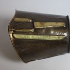 Vintage Modernist Embossed Copper Cachepot, 1950S. thumbnail 13