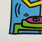 Keith Haring (1958-1990), Untitled Dj 1983, Licensed By Artestar Ny, Printed In U.k thumbnail 7