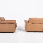 De Sede Ds 101 Brown Leather Lounge Chairs / Fauteuil, 1970’S thumbnail 7